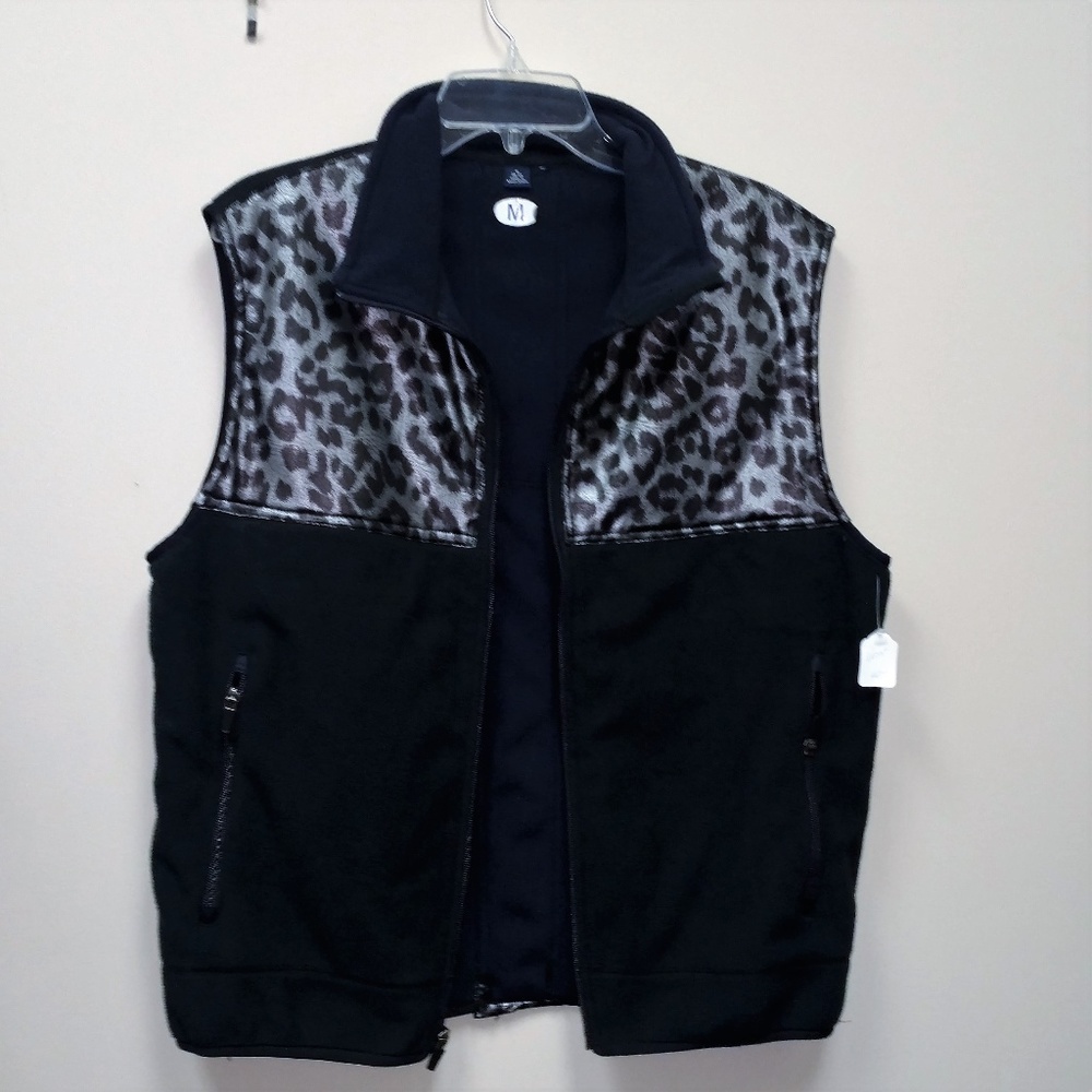 Windcheck Cheetah Print Vest